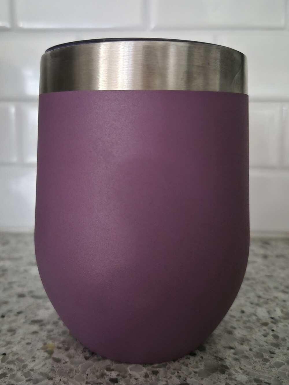 Wine Tumbler Purple Zak! With Lid